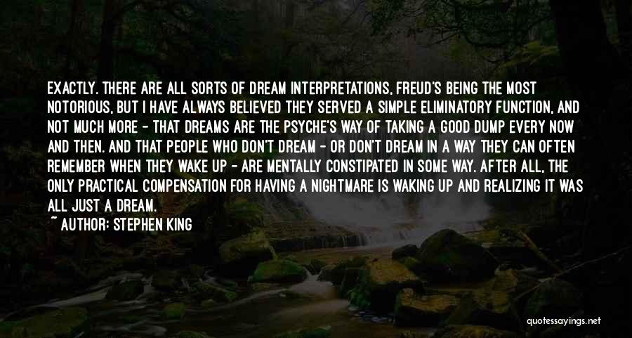 Being A Simple Quotes By Stephen King