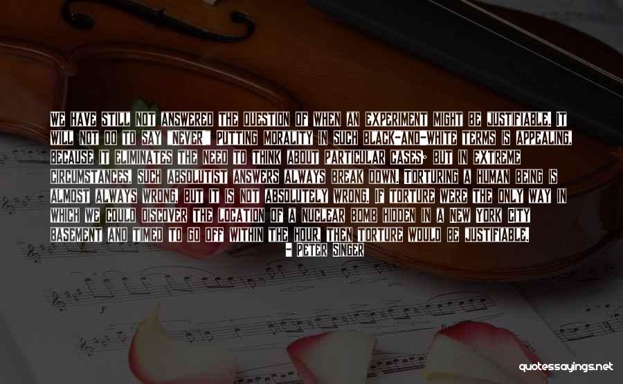 Being A Singer Quotes By Peter Singer Being A Singer Quotes By Peter Singer