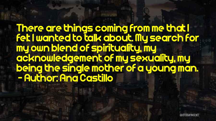 Being A Single Mother Quotes By Ana Castillo