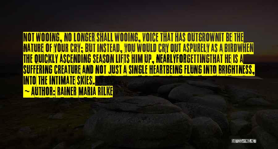 Being A Single Quotes By Rainer Maria Rilke