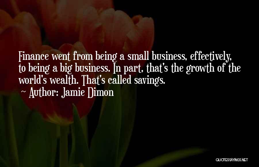 Being A Small Part Of The World Quotes By Jamie Dimon