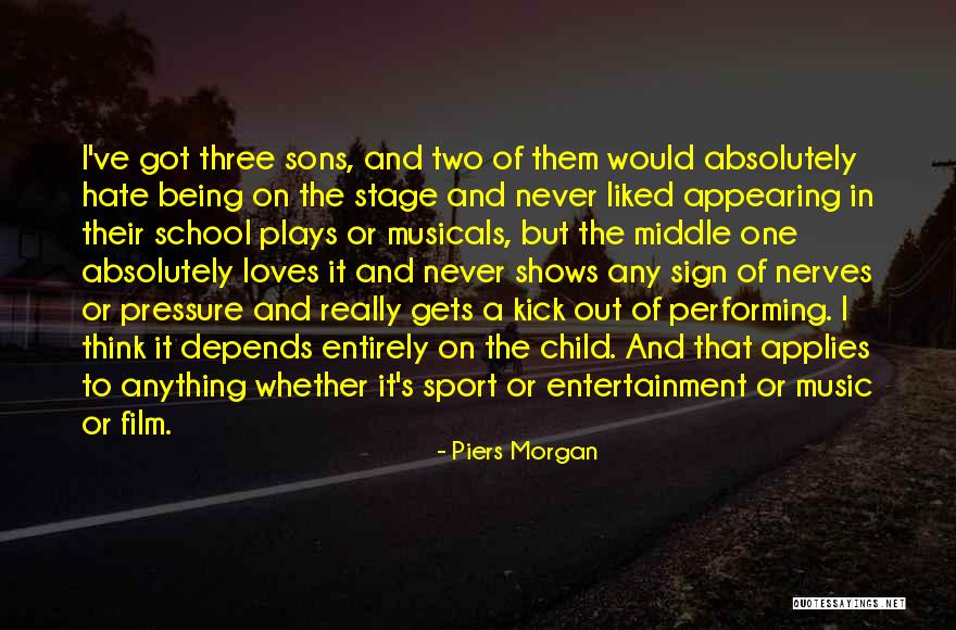 Being A Sport Quotes By Piers Morgan