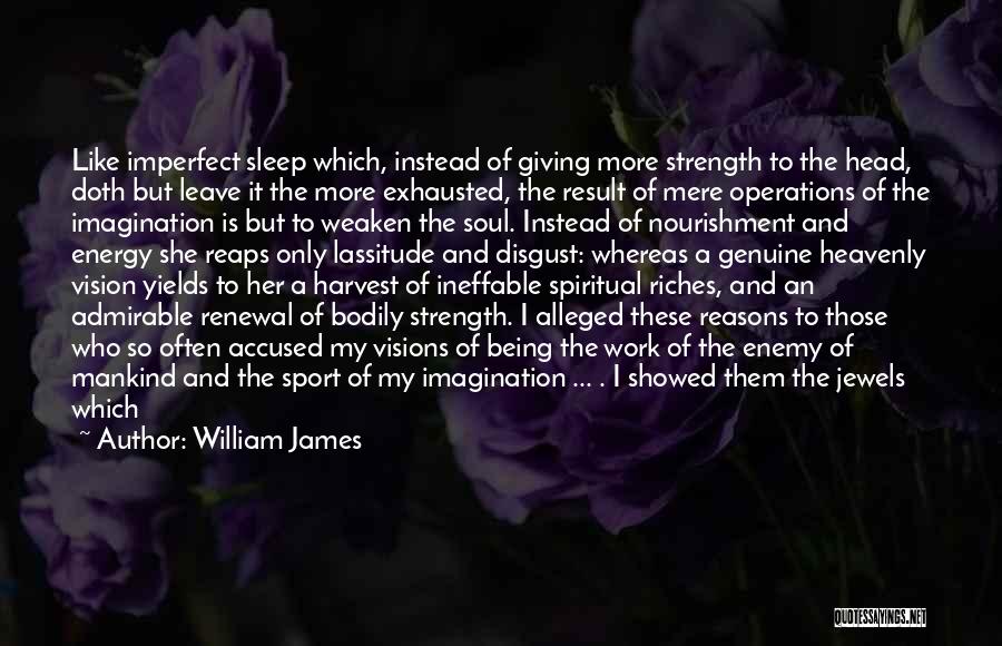 Being A Sport Quotes By William James