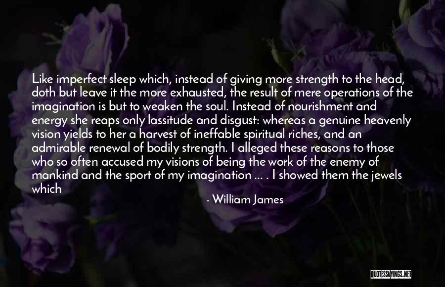 Being A Sport Quotes By William James