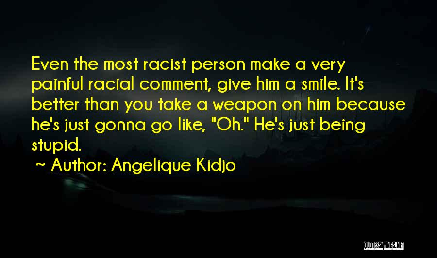 Being A Stupid Person Quotes By Angelique Kidjo