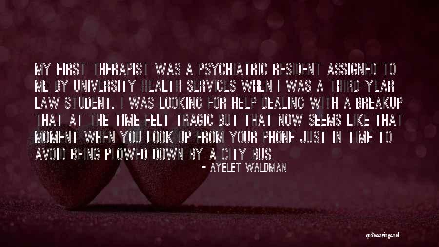 Being A Therapist Quotes By Ayelet Waldman Being A Therapist Quotes By Ayelet Waldman