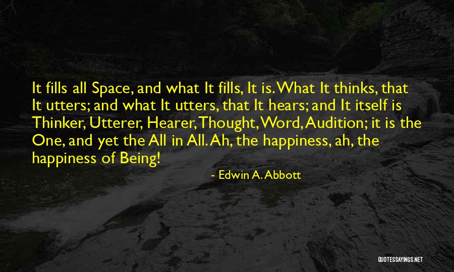 Being A Thinker Quotes By Edwin A. Abbott Being A Thinker Quotes By Edwin A. Abbott