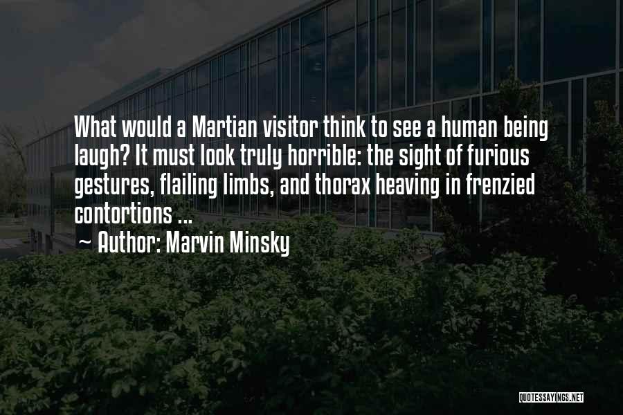 Being A Visitor Quotes By Marvin Minsky