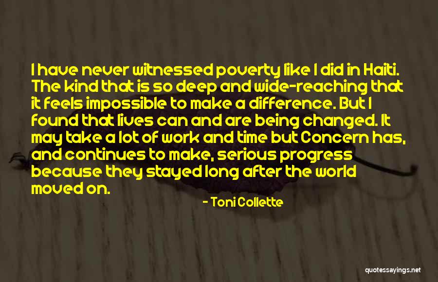 Being A Work In Progress Quotes By Toni Collette Being A Work In Progress Quotes By Toni Collette
