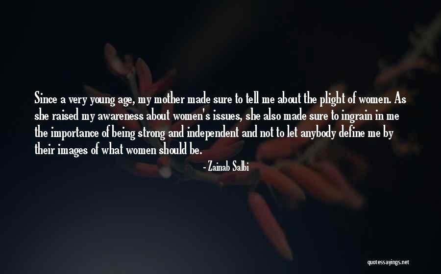 Being A Young Mother Quotes By Zainab Salbi