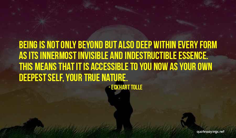 Being Accessible Quotes By Eckhart Tolle