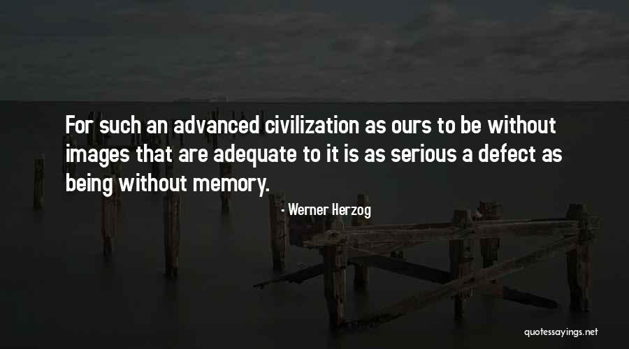 Being Adequate Quotes By Werner Herzog