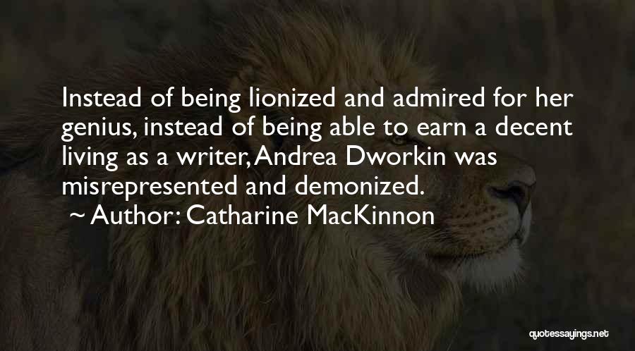 Being Admired By Someone Quotes By Catharine MacKinnon