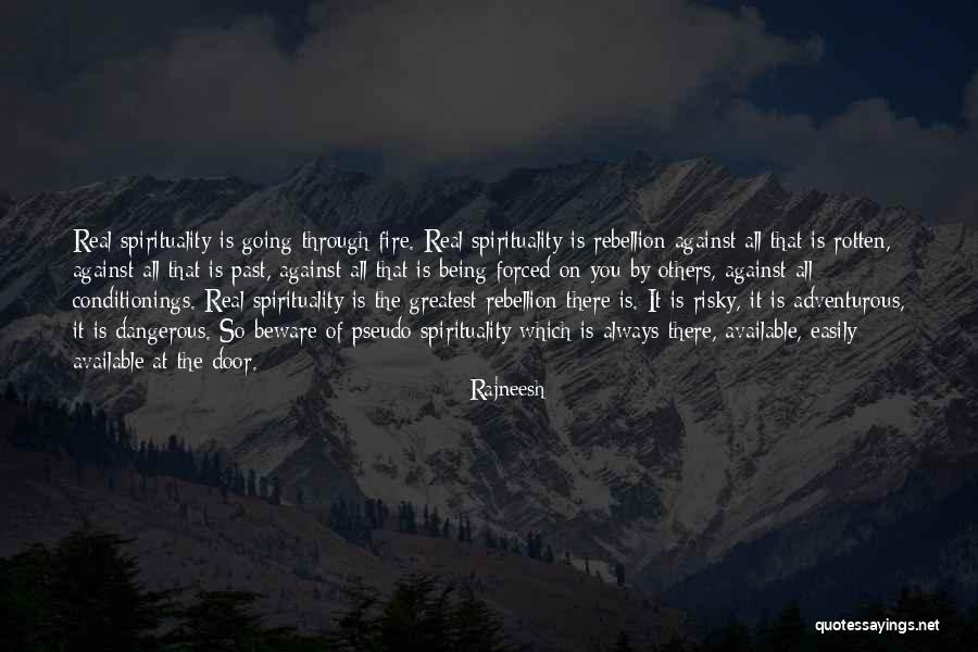 Being Adventurous Quotes By Rajneesh