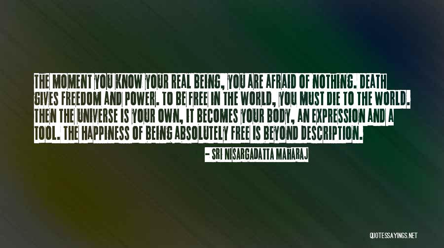 Being Afraid Of Happiness Quotes By Sri Nisargadatta Maharaj