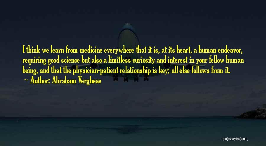 Being All In In A Relationship Quotes By Abraham Verghese