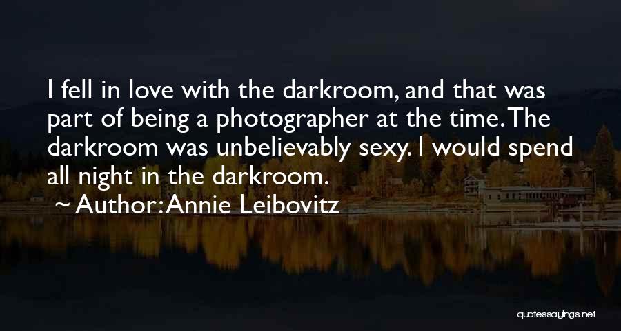 Being All In Quotes By Annie Leibovitz
