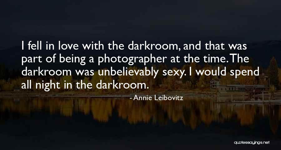 Being All In Quotes By Annie Leibovitz