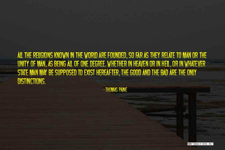 Being All In Quotes By Thomas Paine