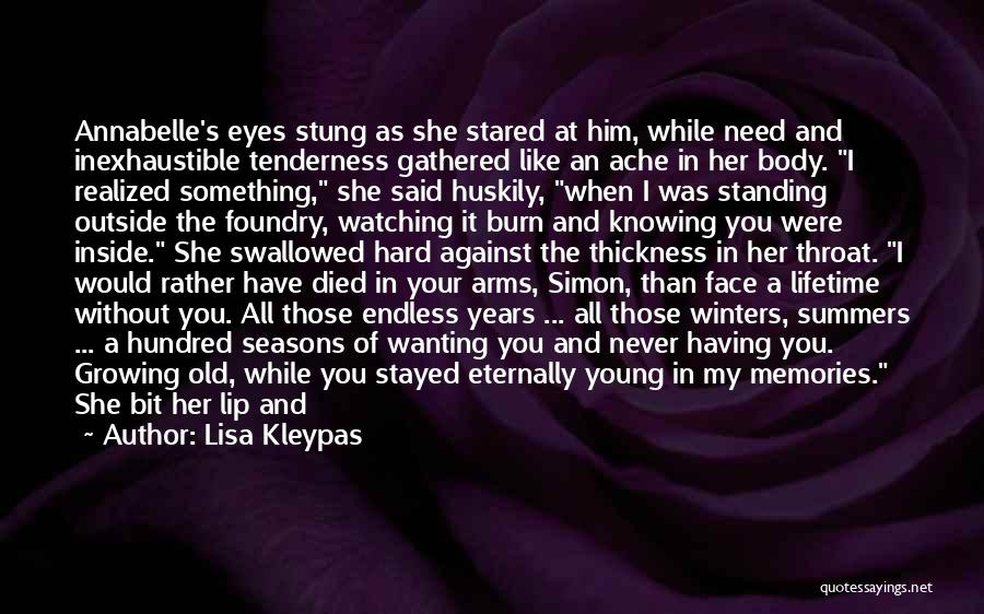 Being All In Your Head Quotes By Lisa Kleypas