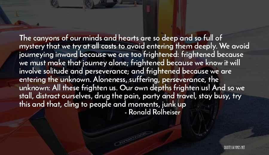 Being Alone And In Pain Quotes By Ronald Rolheiser Being Alone And In Pain Quotes By Ronald Rolheiser
