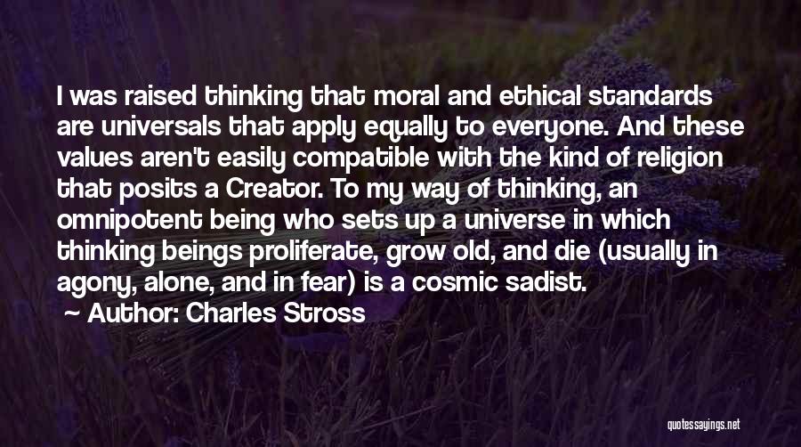 Being Alone And Thinking Quotes By Charles Stross