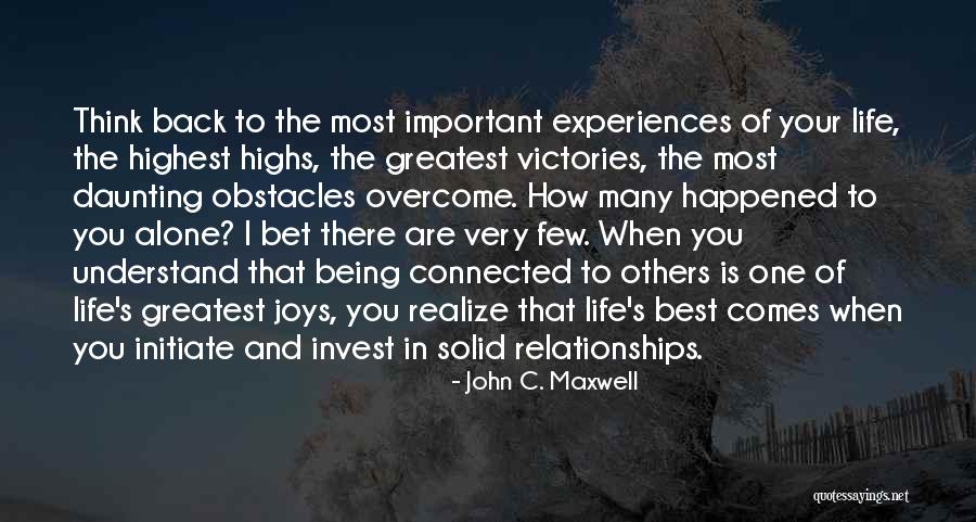 Being Alone And Thinking Quotes By John C. Maxwell