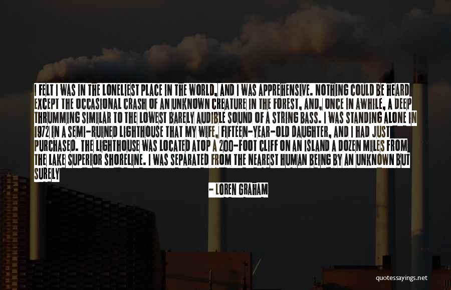 Being Alone For Awhile Quotes By Loren Graham Being Alone For Awhile Quotes By Loren Graham