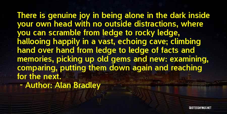Being Alone Happily Quotes By Alan Bradley