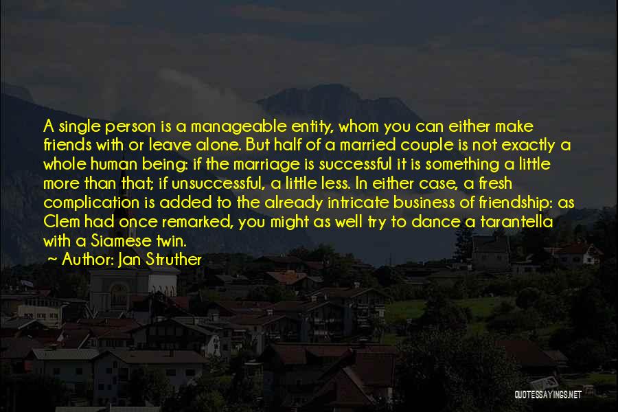 Being Alone Without Friends Quotes By Jan Struther