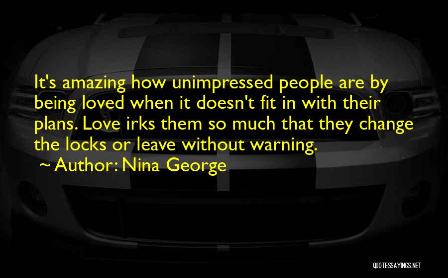 Being Amazing Quotes By Nina George