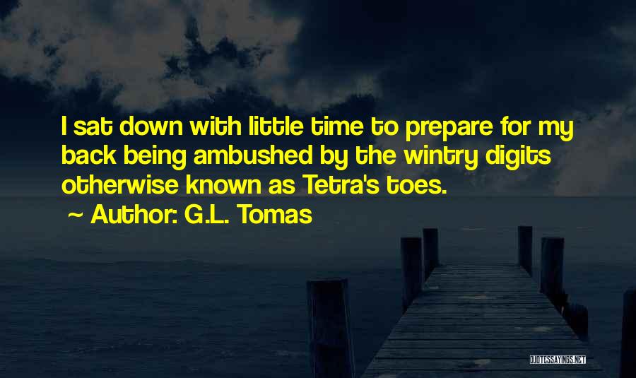 Being Ambushed Quotes By G.L. Tomas