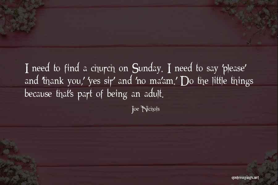 Being An Adult Quotes By Joe Nichols Being An Adult Quotes By Joe Nichols