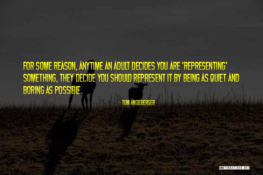 Being An Adult Quotes By Tom Angleberger Being An Adult Quotes By Tom Angleberger
