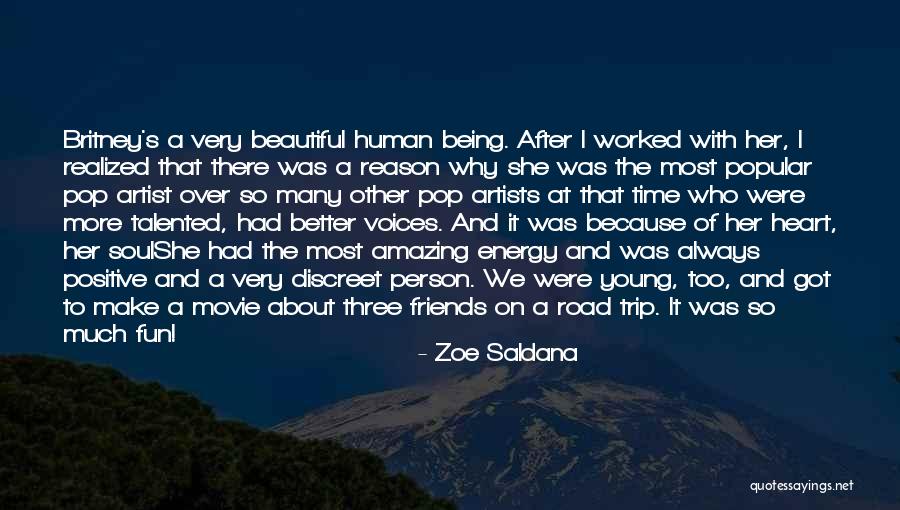 Being An Amazing Person Quotes By Zoe Saldana Being An Amazing Person Quotes By Zoe Saldana