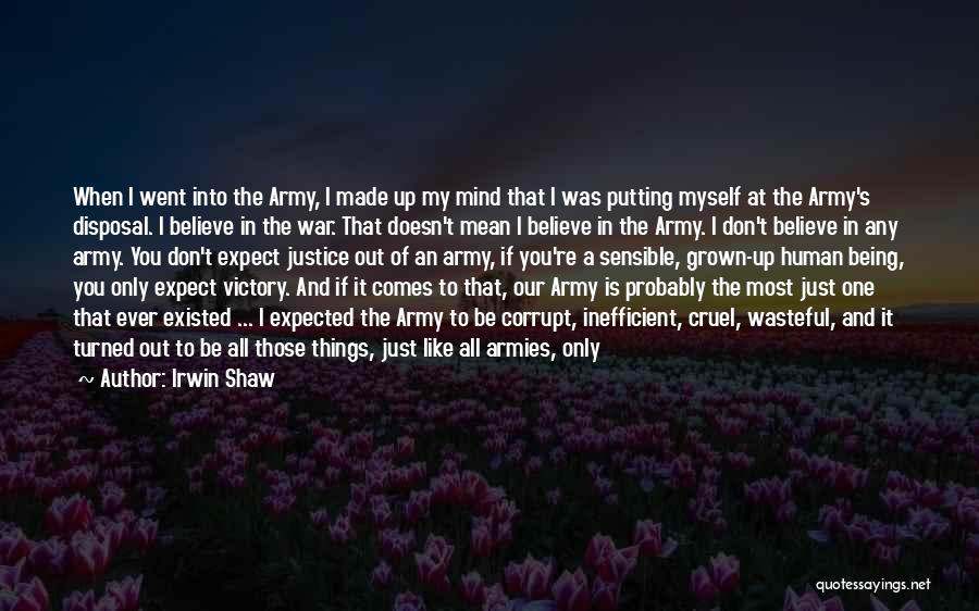 Being An Example Quotes By Irwin Shaw