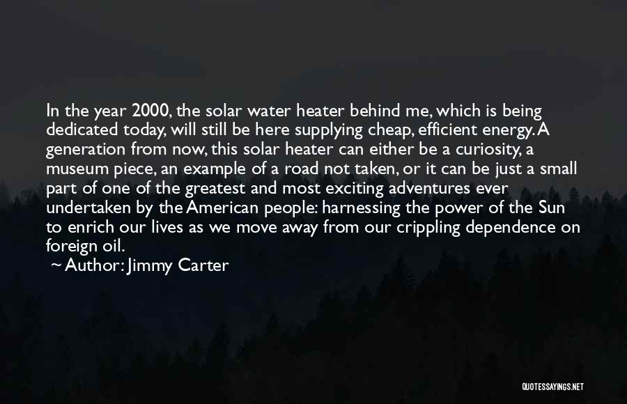 Being An Example Quotes By Jimmy Carter
