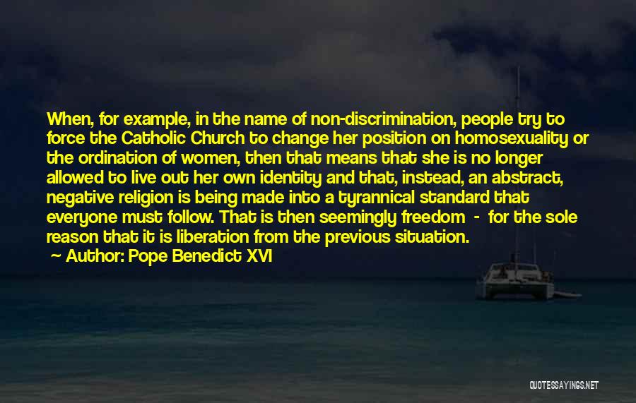 Being An Example Quotes By Pope Benedict XVI