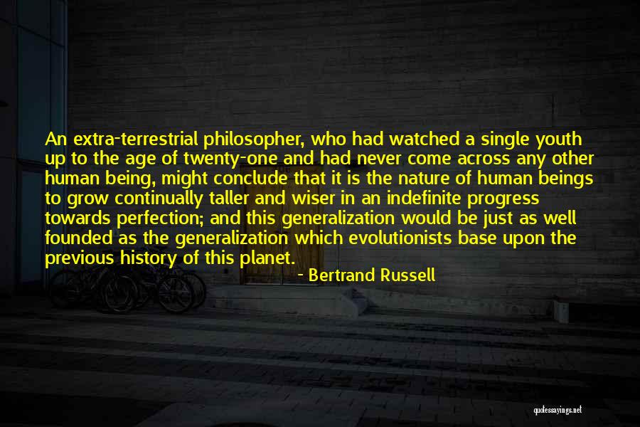 Being An Extra Quotes By Bertrand Russell