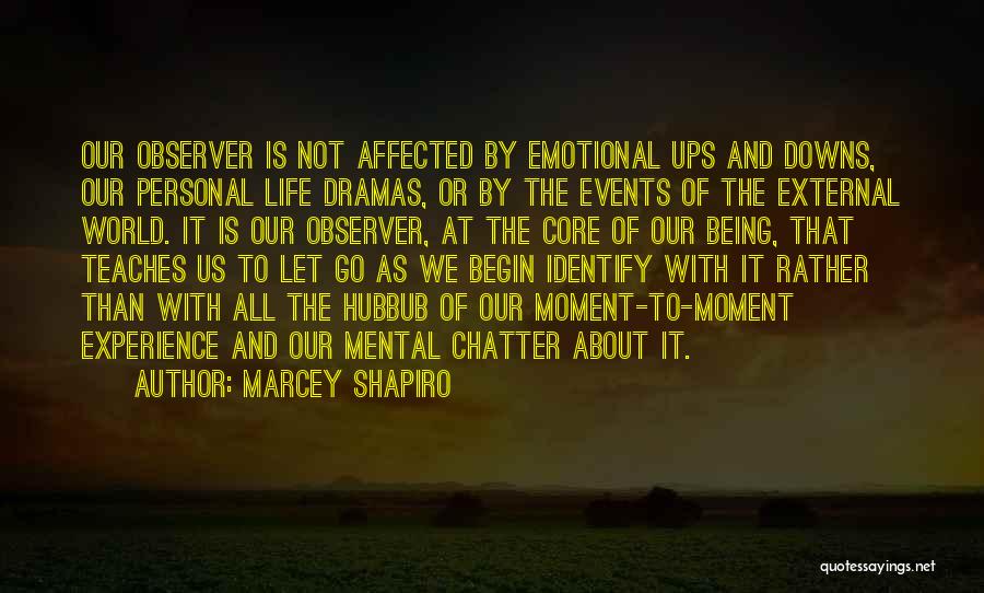 Being An Observer Of Life Quotes By Marcey Shapiro