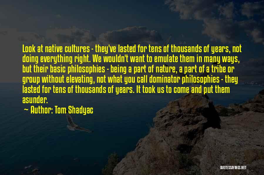 Being And Doing Quotes By Tom Shadyac