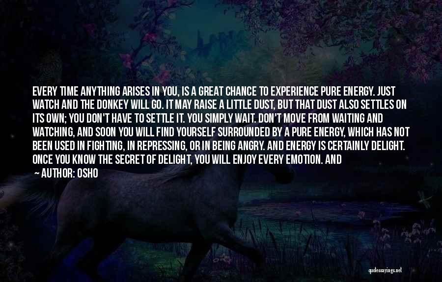 Being Angry All The Time Quotes By Osho