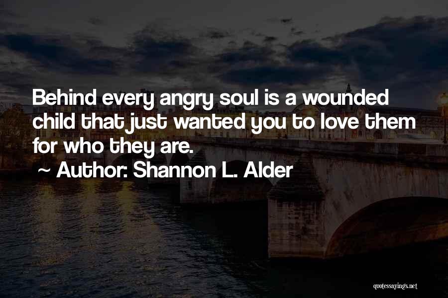 Being Angry At Yourself Quotes By Shannon L. Alder