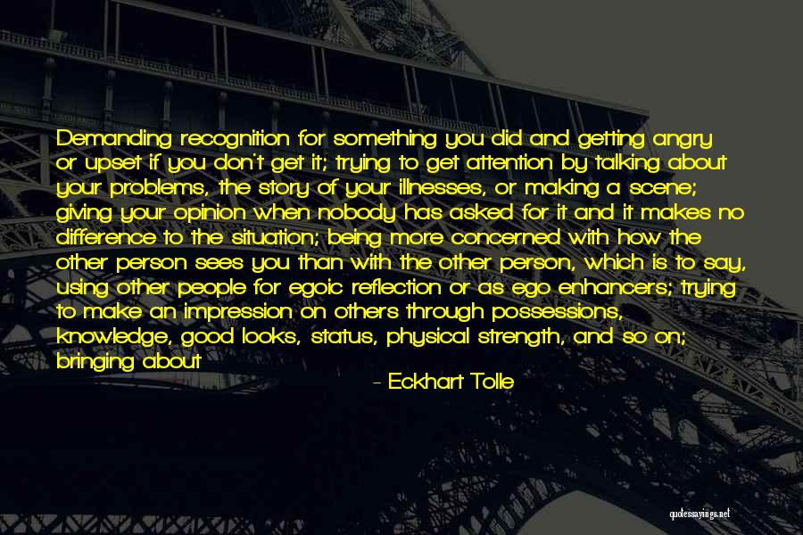 Being Angry With Yourself Quotes By Eckhart Tolle