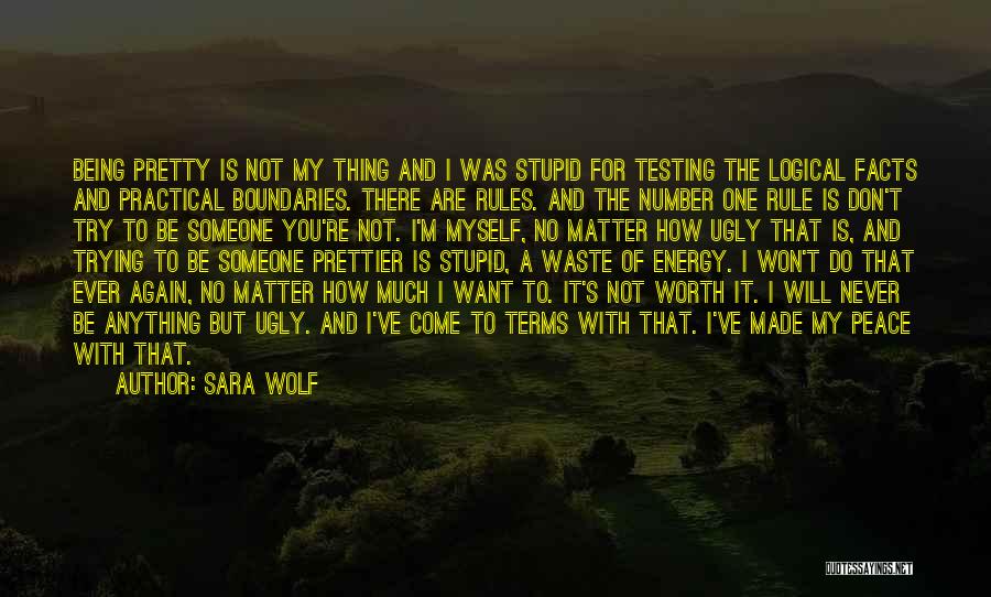 Being Anything You Want To Be Quotes By Sara Wolf