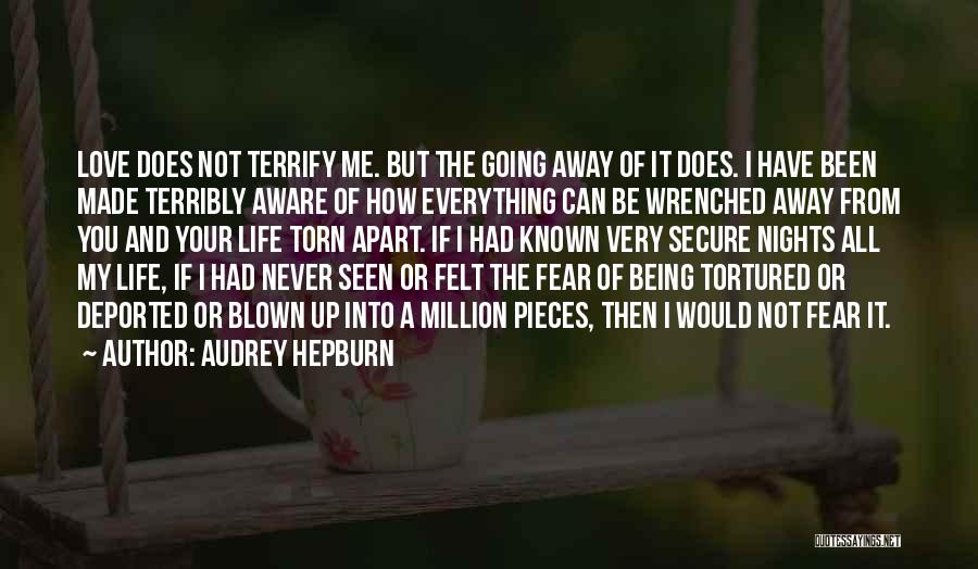 Being Apart But Still In Love Quotes By Audrey Hepburn