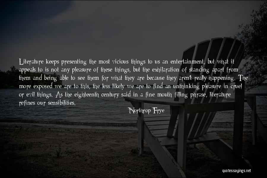 Being Apart From Each Other Quotes By Northrop Frye