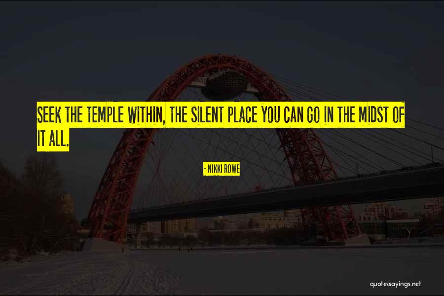 Being At Peace With Others Quotes By Nikki Rowe Being At Peace With Others Quotes By Nikki Rowe