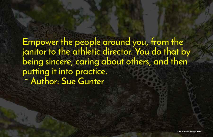 Being Athletic Quotes By Sue Gunter