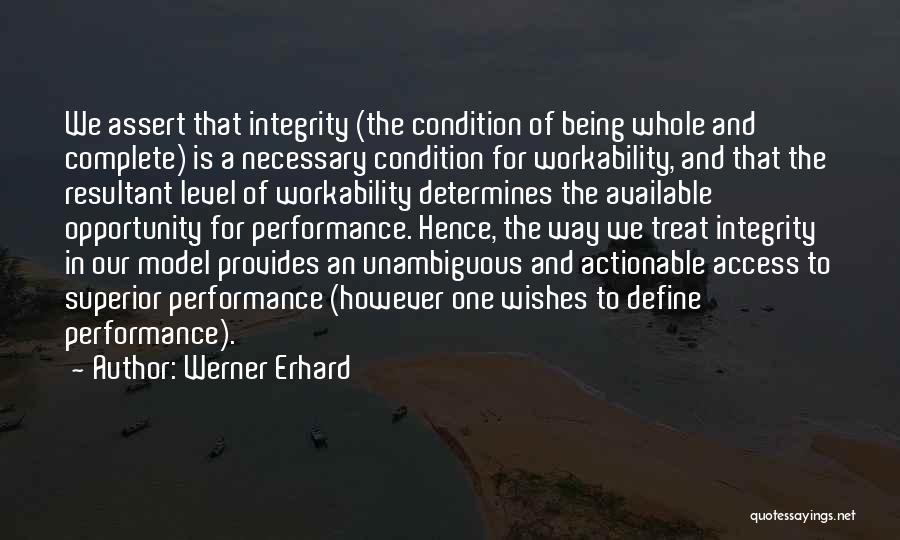 Being Available Quotes By Werner Erhard